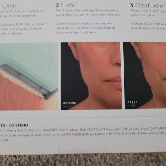 DERMAFLASH Luxe Anti-Aging Exfoliation Mint Green - Microdermabrasion - LIKE NEW - Picture 7 of 7